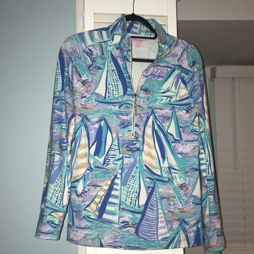 Lilly Pulitzer skipper popover. It’s aboat time
